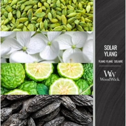 WoodWick Solar Ylang świeca zapachowa z drewnianym knotem 609,5 g